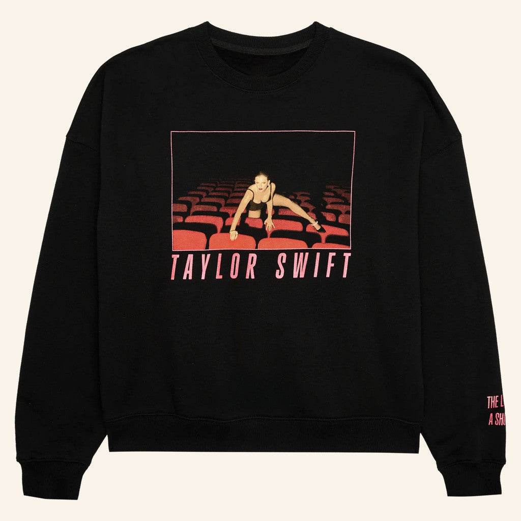 TS Showgirl Merch Showgirl It's Frightening Black Sweatshirt Cool Gifts For Swifties - Lilybirchmarket