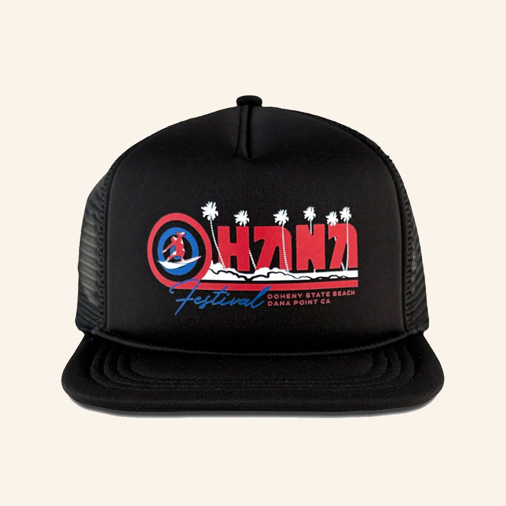 TSURT Merch Ohana Festival 70S Surf Snapback Trucker Hat Gift Ideas For Brother - Lilybirchmarket