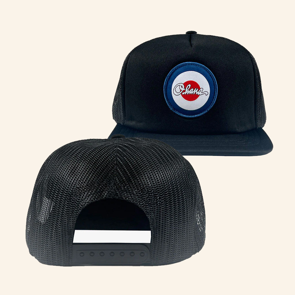 TSURT Merch Ohana Festival Target Trucker Snapback Hat Embroidered Gifts For Him - Lilybirchmarket