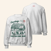 Tucker Carlson Network Merch Christmas Postcard Sweatshirt Gifts For Besties - Lilybirchmarket