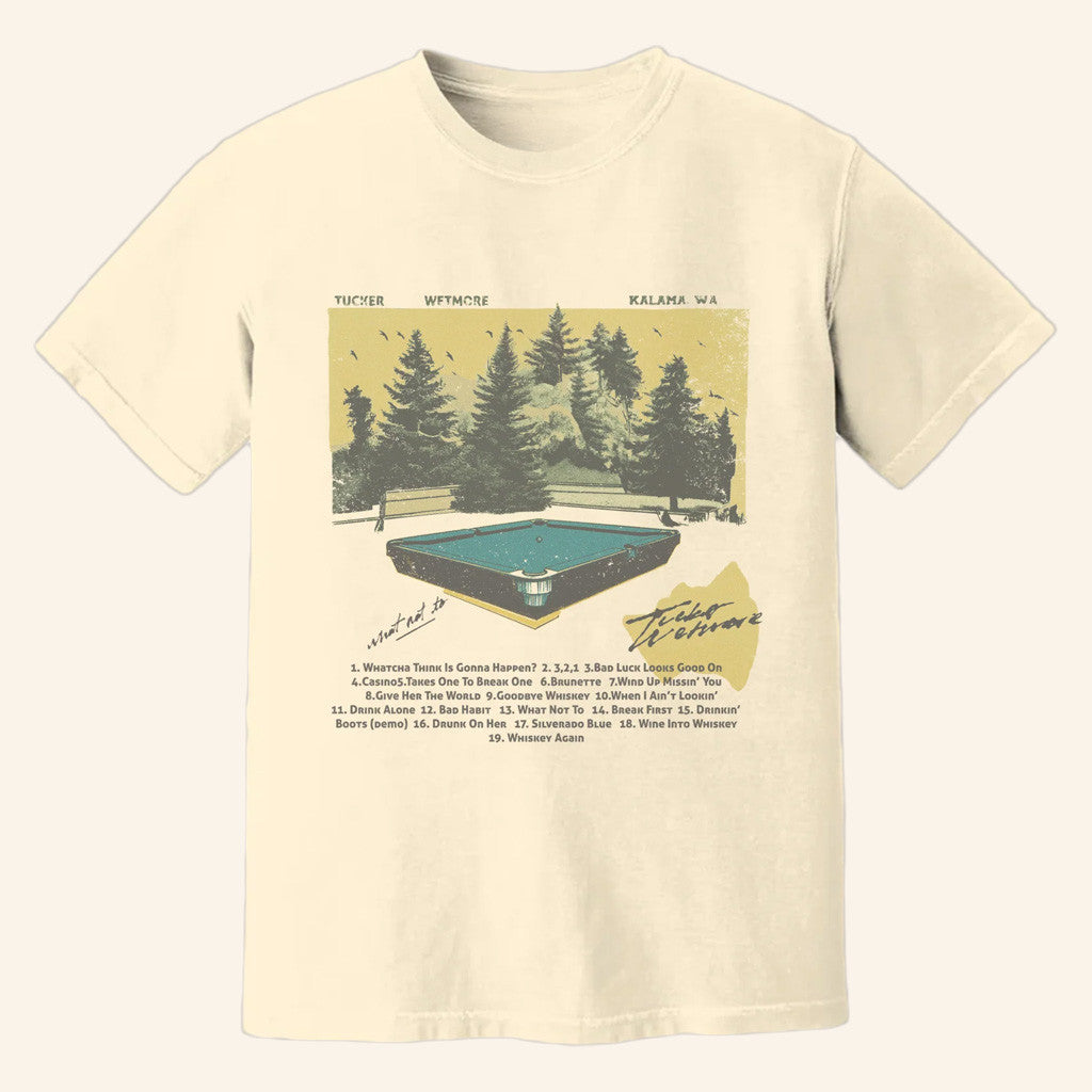 Tucker Wetmore Merch Billiard T-Shirt Gifts For Friends - Lily Birch Market