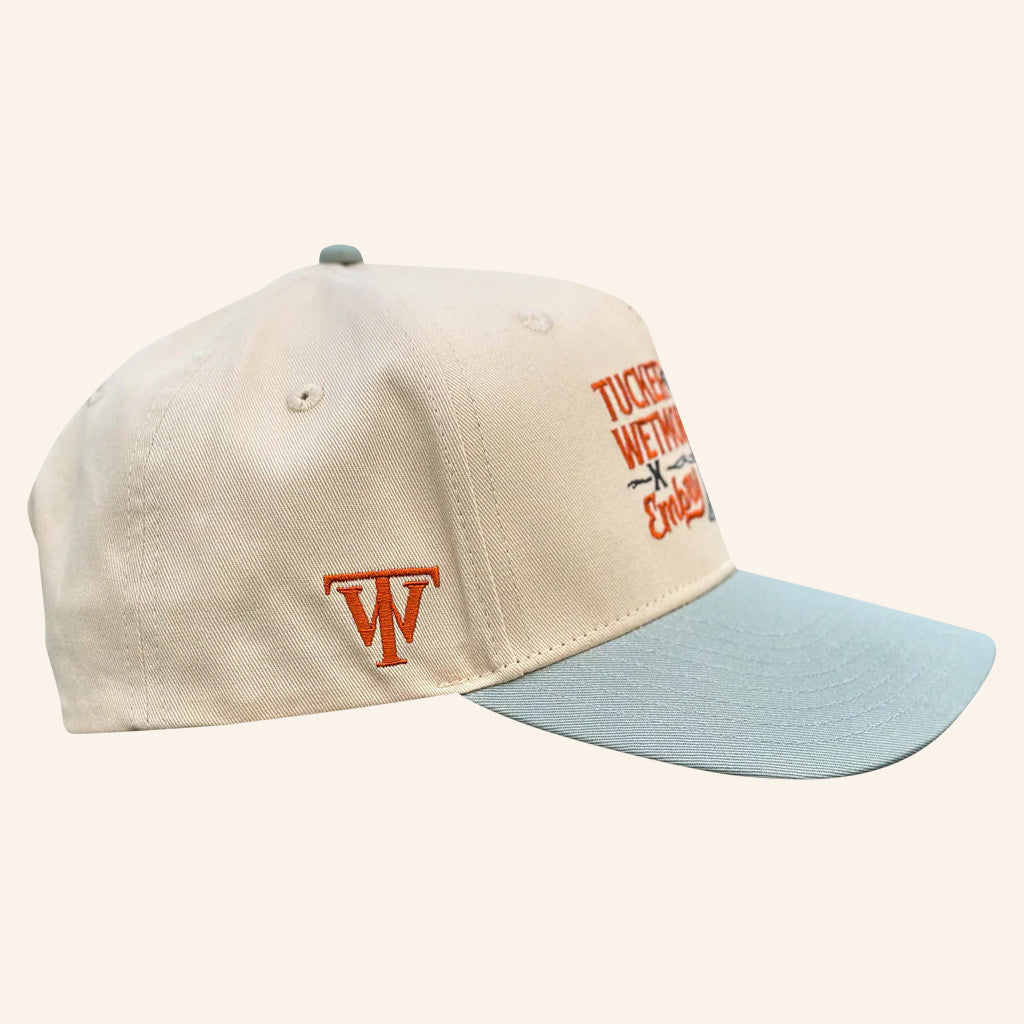 Tucker Wetmore Merch Tucker X Embry Salmon Anthem Embroidered Hat Gifts For Brother - Lilybirchmarket
