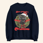 TUFCAT Merch Merry Larry Christmas Sweatshirt Xmas Gifts For Girlfriend - Lilybirchmarket