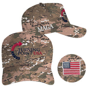 Turning Point USA Hat Charlie Kirk Hat Camo Embroidered MAGA Merchandise Father Gifts - Lilybirchmarket