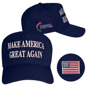 Turning Point USA Hat Charlie Kirk Hat Embroidered Make America Great Again Hat Navy MAGA Gifts - Lilybirchmarket