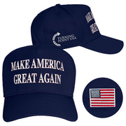Turning Point USA Hat Charlie Kirk Hat Embroidered Make America Great Again Hat Trump Merch - Lilybirchmarket
