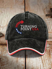 Turning Point USA Hat Charlie Kirk Hat Patriotic Cap Turning Point USA Store - Lilybirchmarket