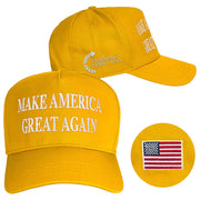 Turning Point USA Hat Embroidered Charlie Kirk Hat Make America Great Again Hat Gold Patriot Gift - Lilybirchmarket