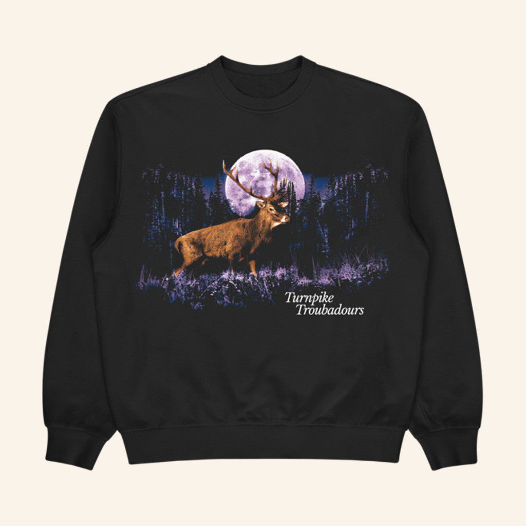 Turnpike Troubadours Merch Moon Buck Crewneck Sweatshirt Gifts For Music Fans - Lilybirchmarket
