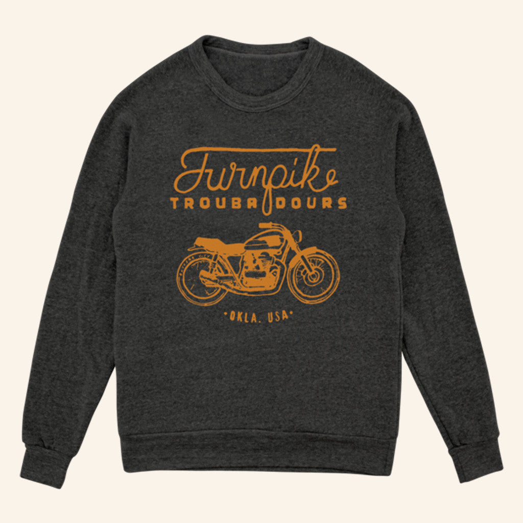 Turnpike Troubadours Merch Motorcycle Crewneck Sweatshirt Music Lover Gifts For Him - Lilybirchmarket