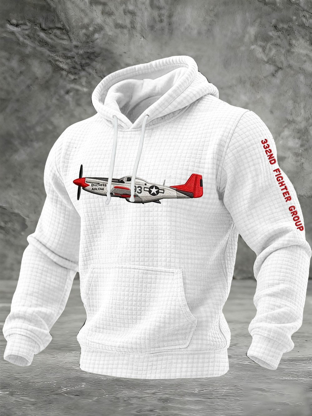 Tuskegee Airmen 332nd Fighter Group Hoodie African American Air Force Veteran Merch White - Lilybirchmarket