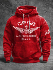 Tuskegee Airmen 332nd Fighter Group Hoodie African American Military USAAC Merch Veteran Gifts - Lilybirchmarket