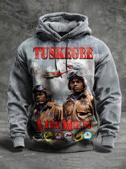 Tuskegee Airmen Hoodie Black History Veteran Pride Apparel African American Gifts For Men - Lilybirchmarket