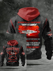 Tuskegee Airmen Red Tails Hoodie We Honor The 332nd Fighter Group Black History Military Merch - Lilybirchmarket