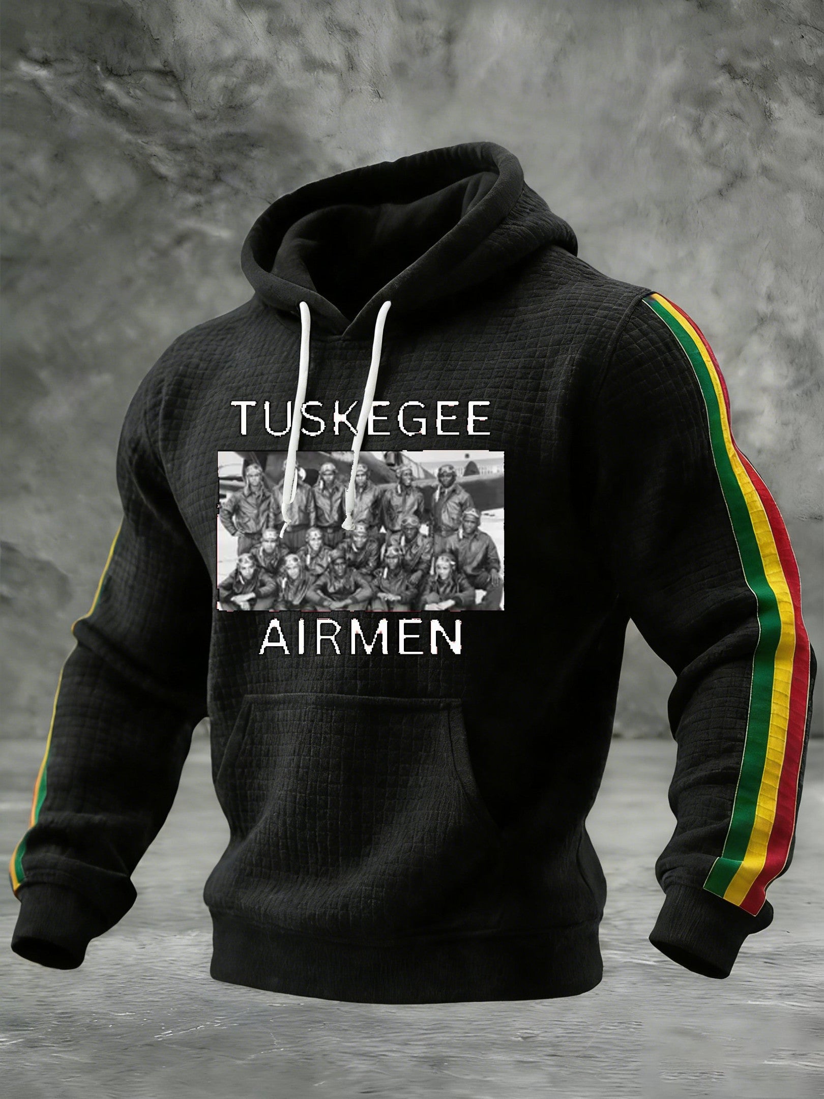Tuskegee Airmen Red Tails Hoodie WWII Commemorative Black History Month Merch Gifts For Men - Lilybirchmarket