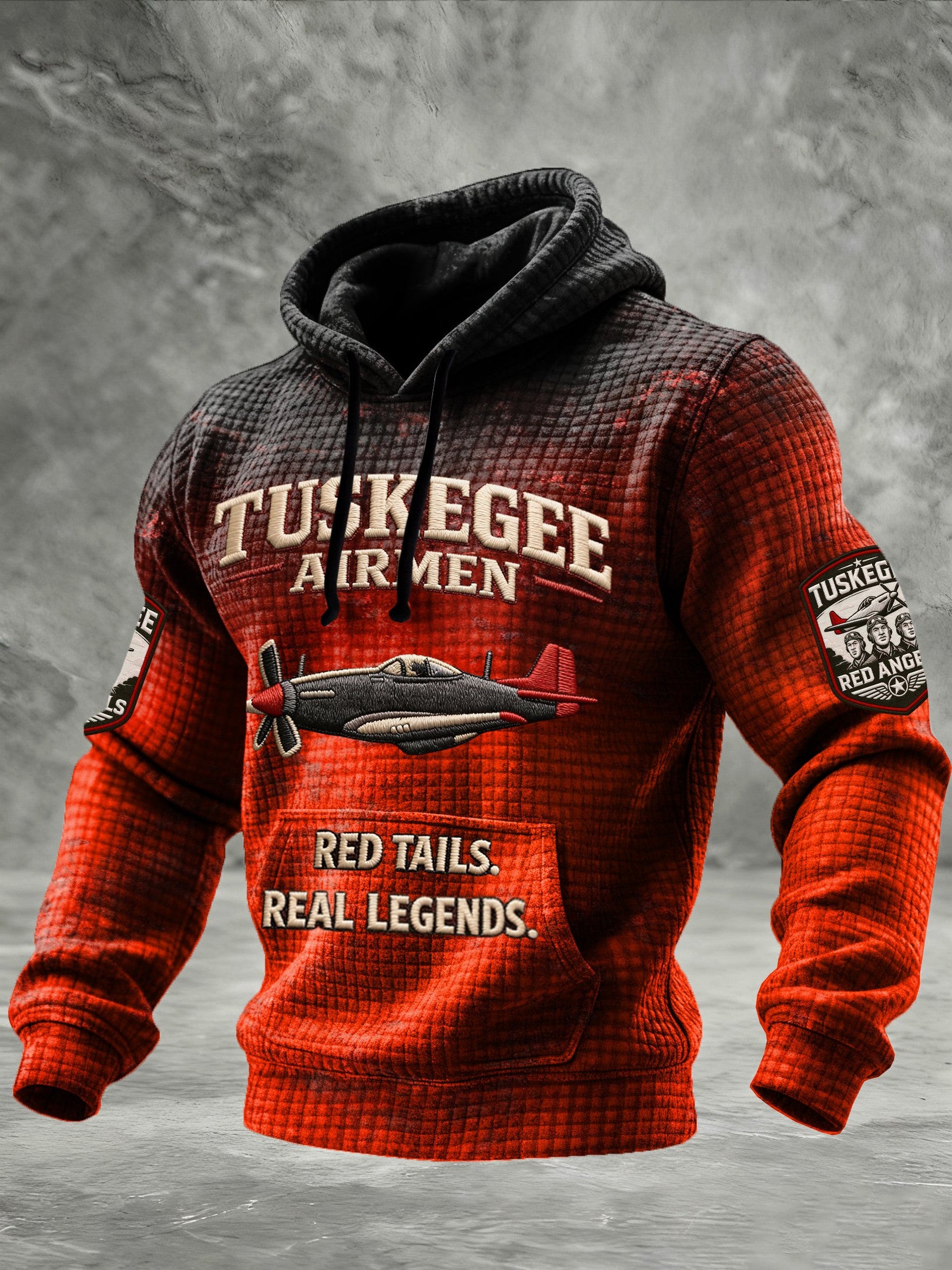 Tuskegee Airmen Red Tails Real Legends Hoodie Men's African American Pride Merch Gifts Ideas - Lilybirchmarket
