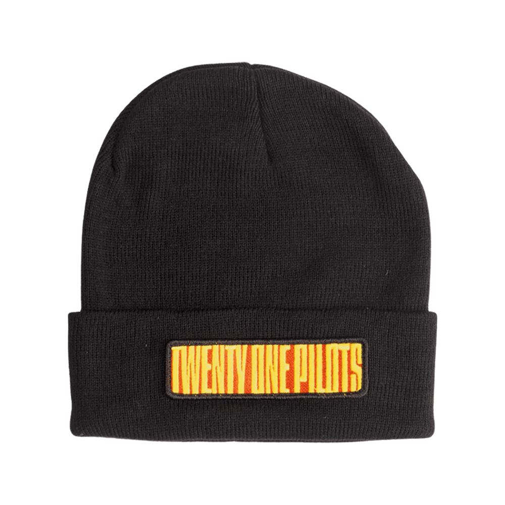 Twenty One Pilots Merch Block Wordmark Beanie Good Gifts For Dads - Lilybirchmarket
