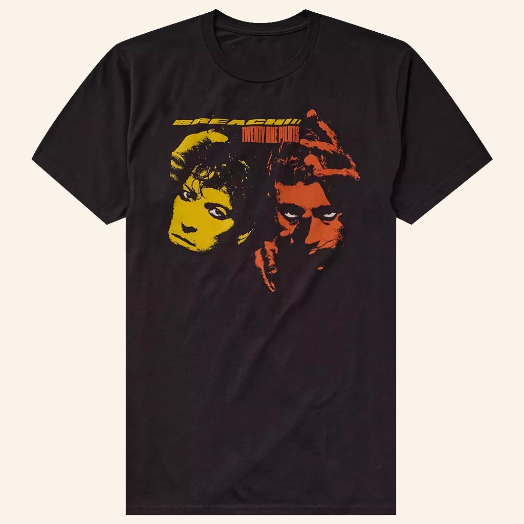 Twenty One Pilots Merch Breach Double Portrait T-Shirt Gift Ideas For Music Lovers - Lily Birch Market