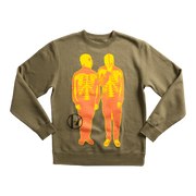 Twenty One Pilots Merch Skeleton Green Crewneck Sweatshirt First Fathers Day Gift - Lilybirchmarket