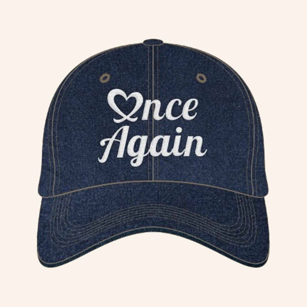 Twice Merch Once Again Embroidered Hat Gift Ideas For Besties - Lilybirchmarket