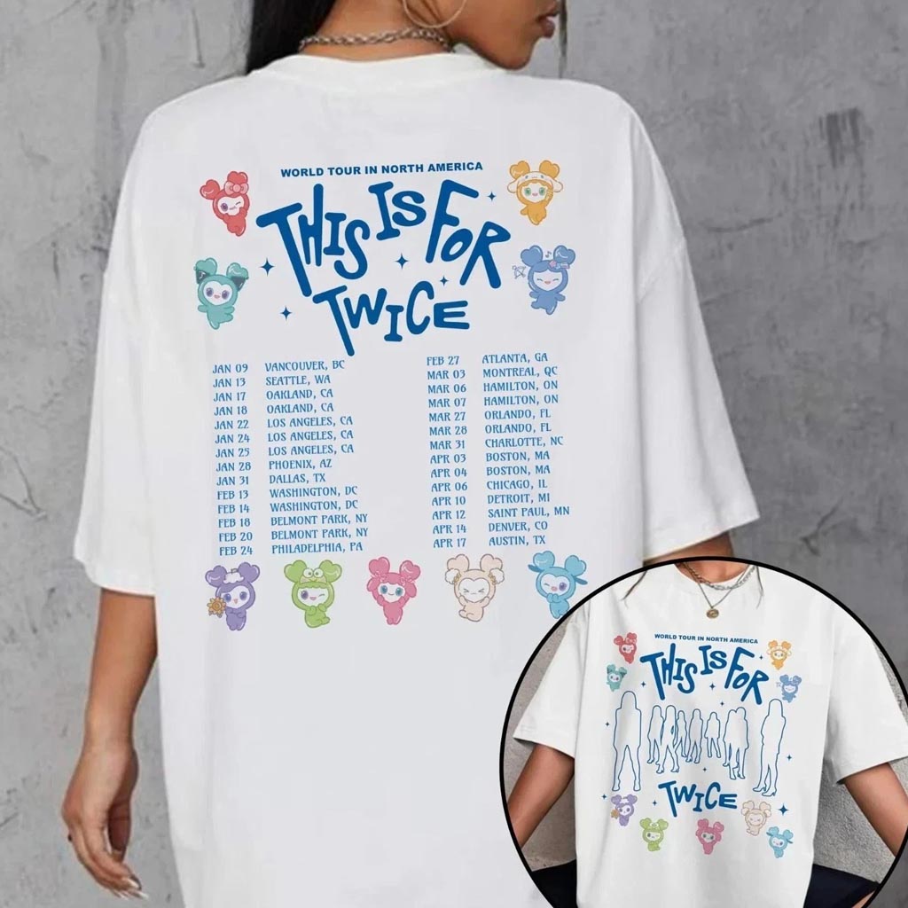 Twice Tour Merch 2026 Twice This Is For World Tour Shirt Twice This Is For Merch Gifts Ideas - Lily Birch Market