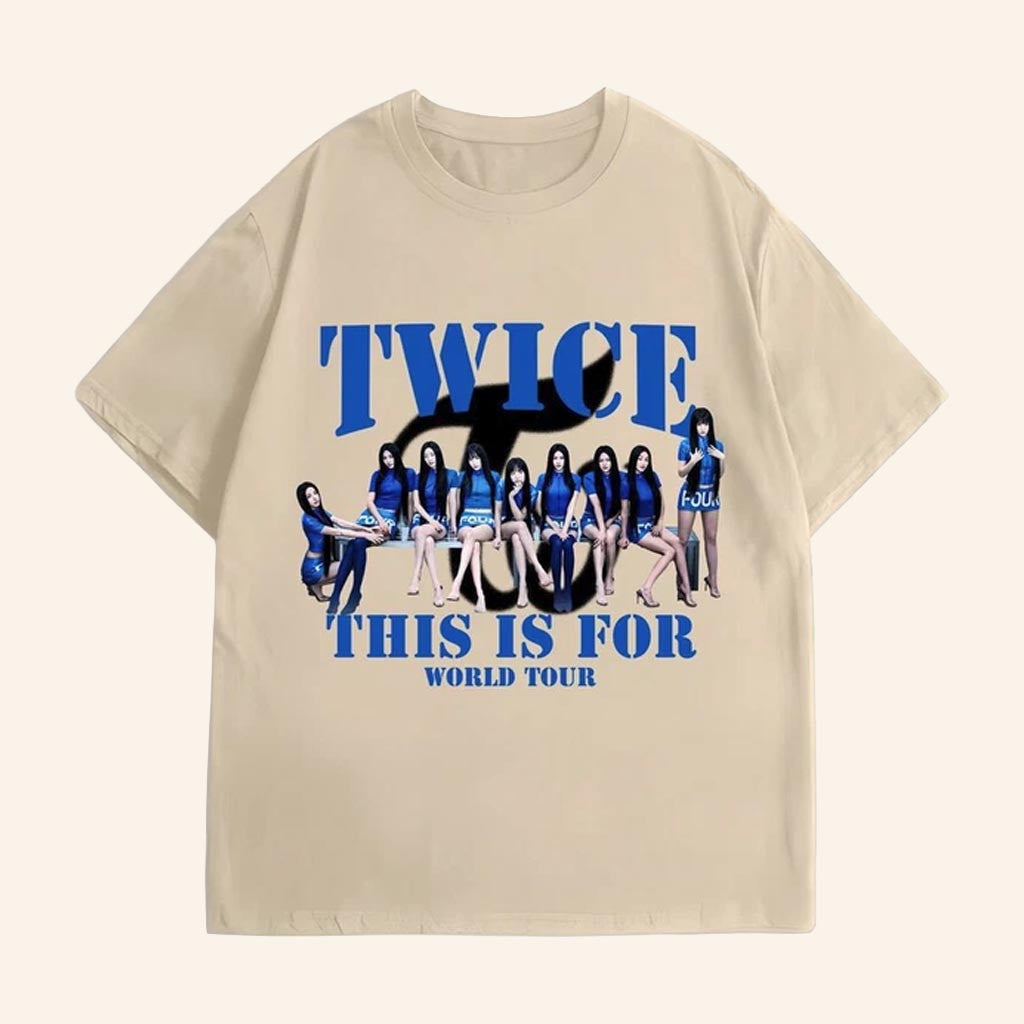 Twice Tour Merch 2026 Twice This Is For World Tour Shirt Twice World Tour Merch K Pop Gifts - Lily Birch Market
