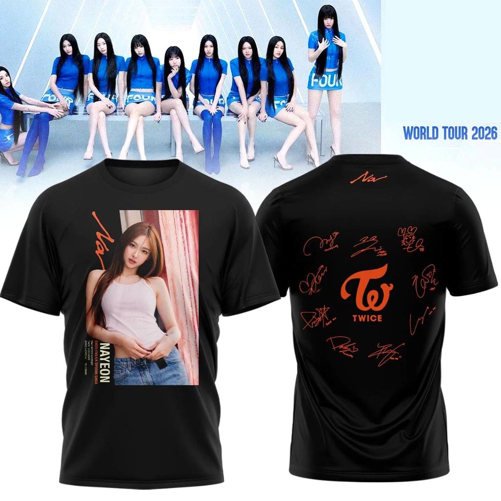 Twice Tour Merch Nayeon KPop T-Shirt Twice This Is For Tour Merch Gifts For Music Lovers - Lily Birch Market