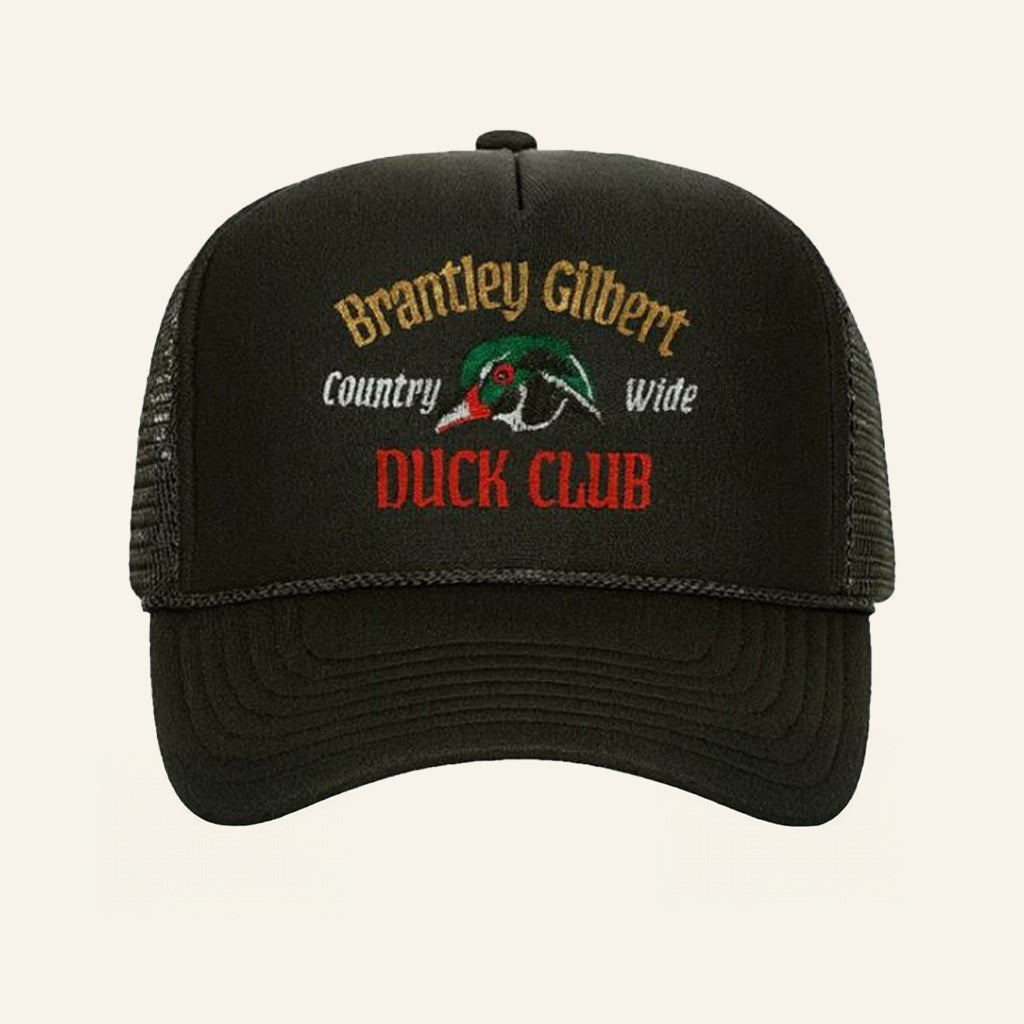 Twisted Thread Merch Brantley Gilbert Country Wide Duck Club Trucker Hat Xmas Gifts For Dad - Lilybirchmarket