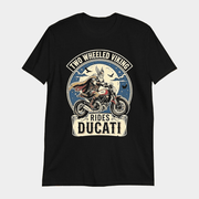 Two Wheeled Viking Rides Ducati T-Shirt Viking Biker Shirt Gifts For Motorcycle Lovers - Lily Birch Market