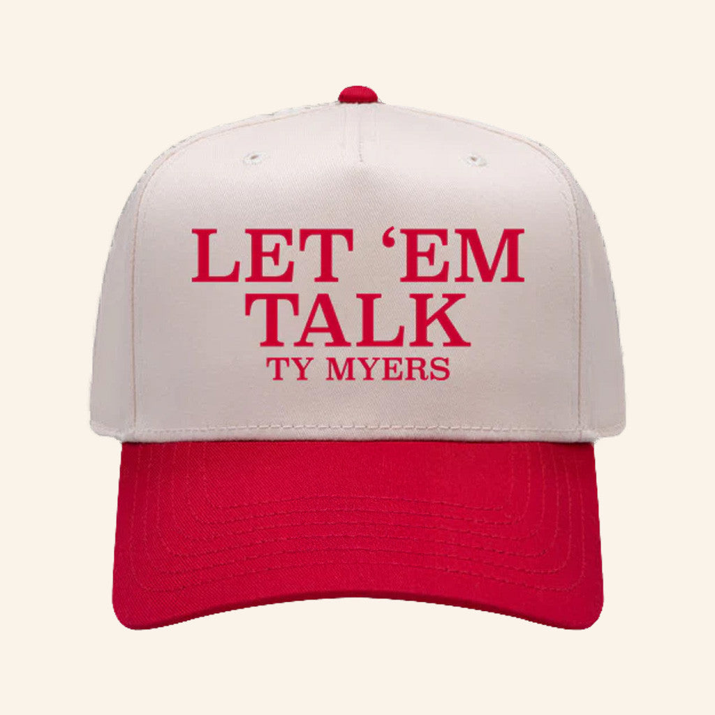 Ty Myers Merch Ty Myers Let Em Talk Hat Embroidered Music Lover Gifts For Him - Lilybirchmarket