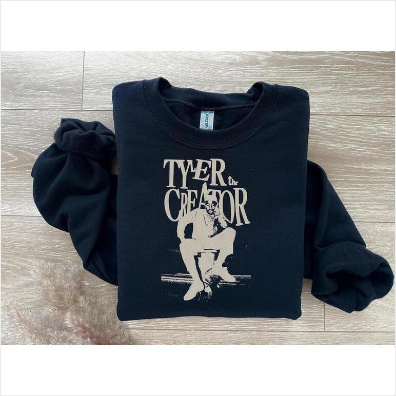 Tyler The Creator Chromakopia Sweatshirt Rap Album Sweatshirt Gifts For Sister Merch Apparel - Lilybirchmarket
