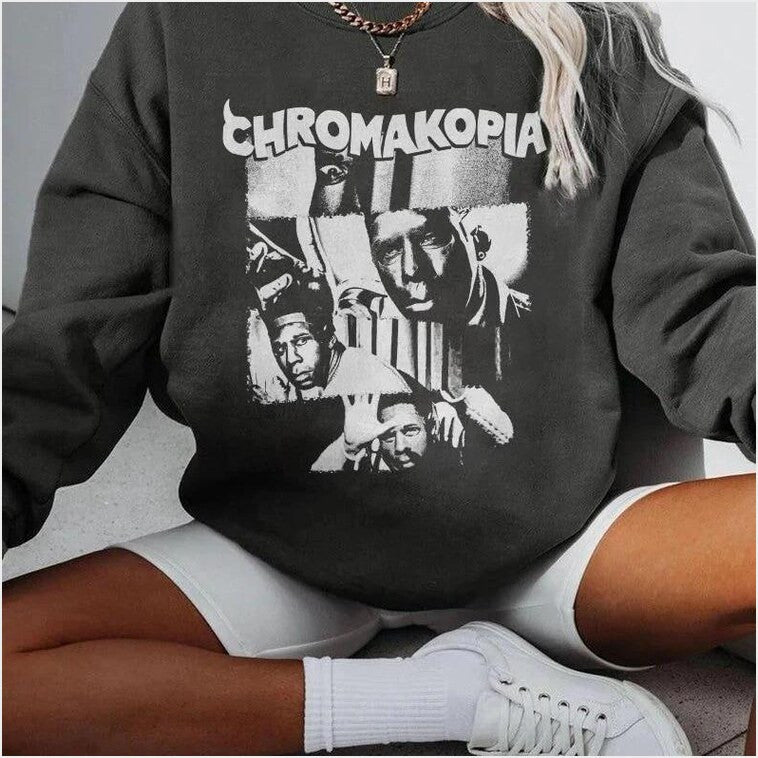 Tyler The Creator Chromakopia Vintage Sweatshirt S Gifts For Besties Merch Clothing - Lilybirchmarket