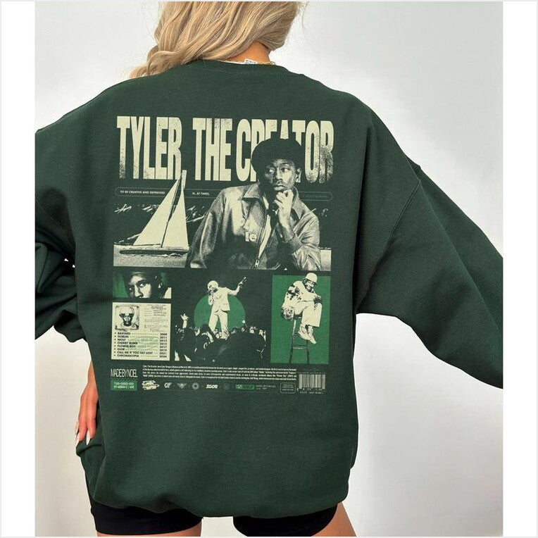 Tyler The Creator Sweatshirt, Tyler Album Hoodie Tyler Chromakopia Sweatshirt Gifts For Best Friend - Lilybirchmarket