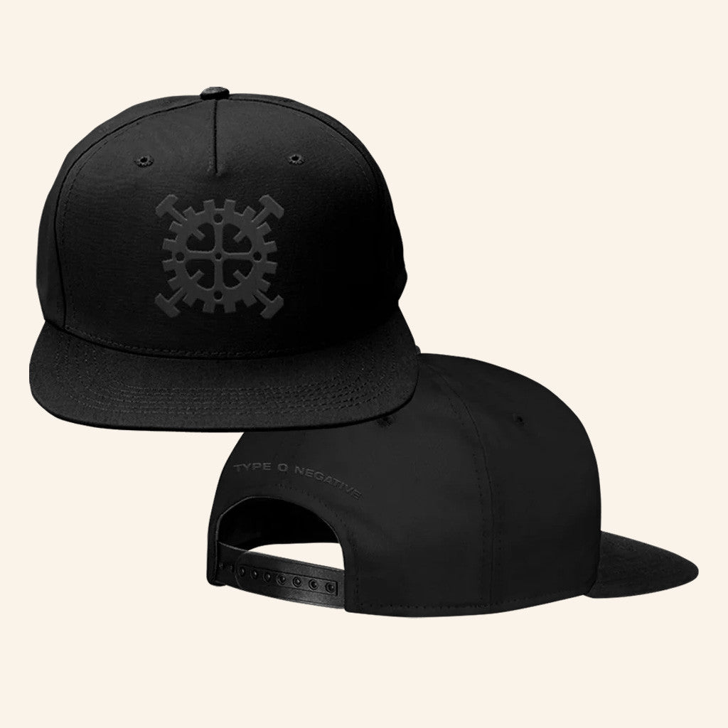 Type O Negative Merch Gear Logo Snapback Hat Gift Ideas For Music Lovers - Lilybirchmarket