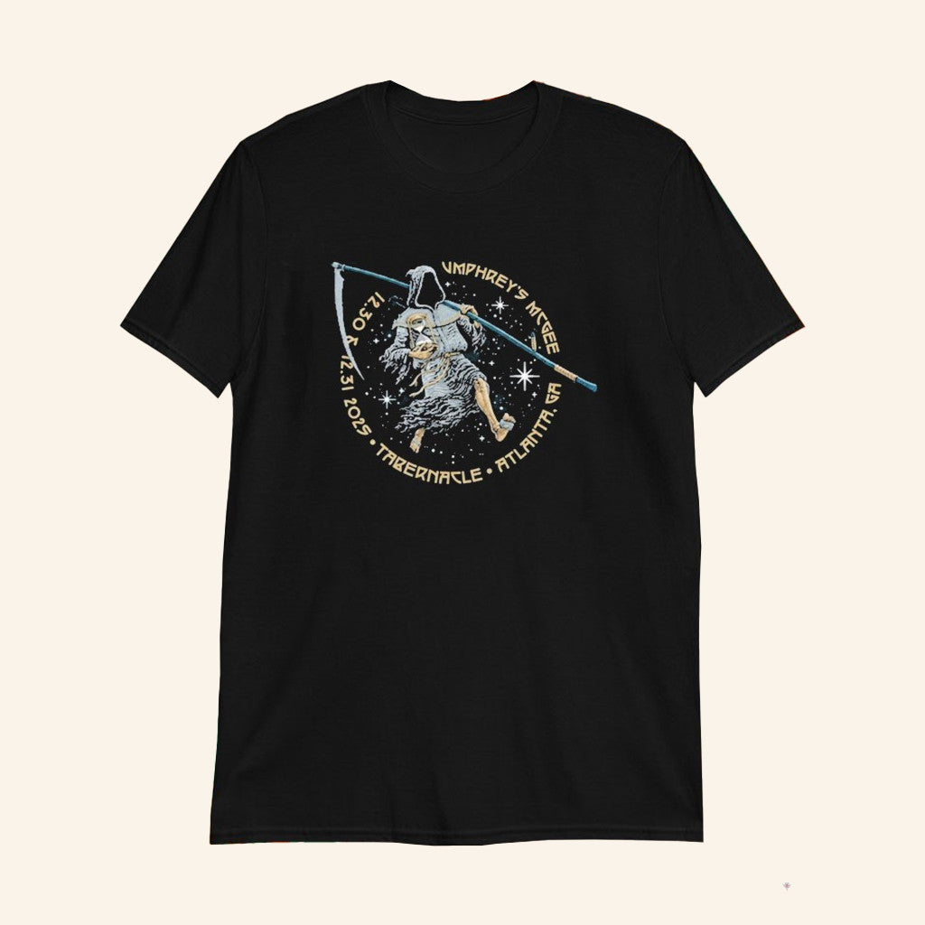 Umphrey's McGee Atlanta Tabernacle Dec 30 31 2025 Tour Grim Reaper Shirt Umphrey's McGee Merch - Lily Birch Market