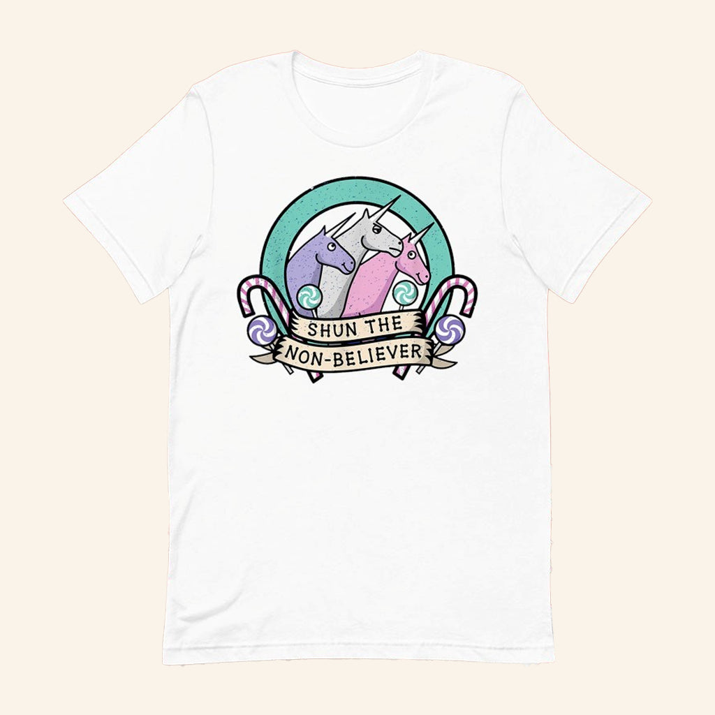Unicorn Shun The Non Believers T-Shirt Charlie The Unicorn Merch Gifts For Daughter - Lily Birch Market