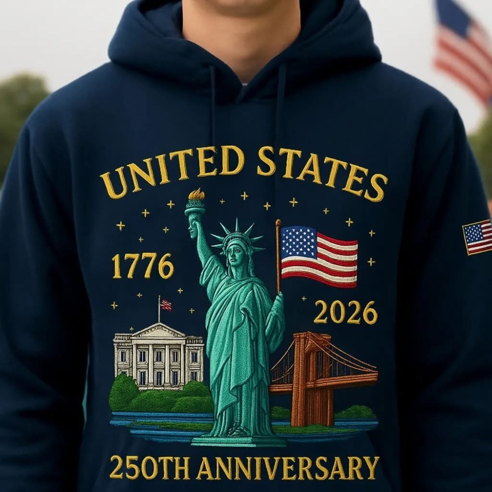 United States 1776 2026 250Th Anniversary Hoodie Clothing Patriotic Gifts For Veterans - Lilybirchmarket