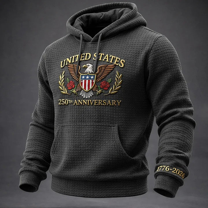 United States 250th Anniversary Hoodie 1776 2026 USA 250 Years Strong Patriotic Apparel - Lilybirchmarket