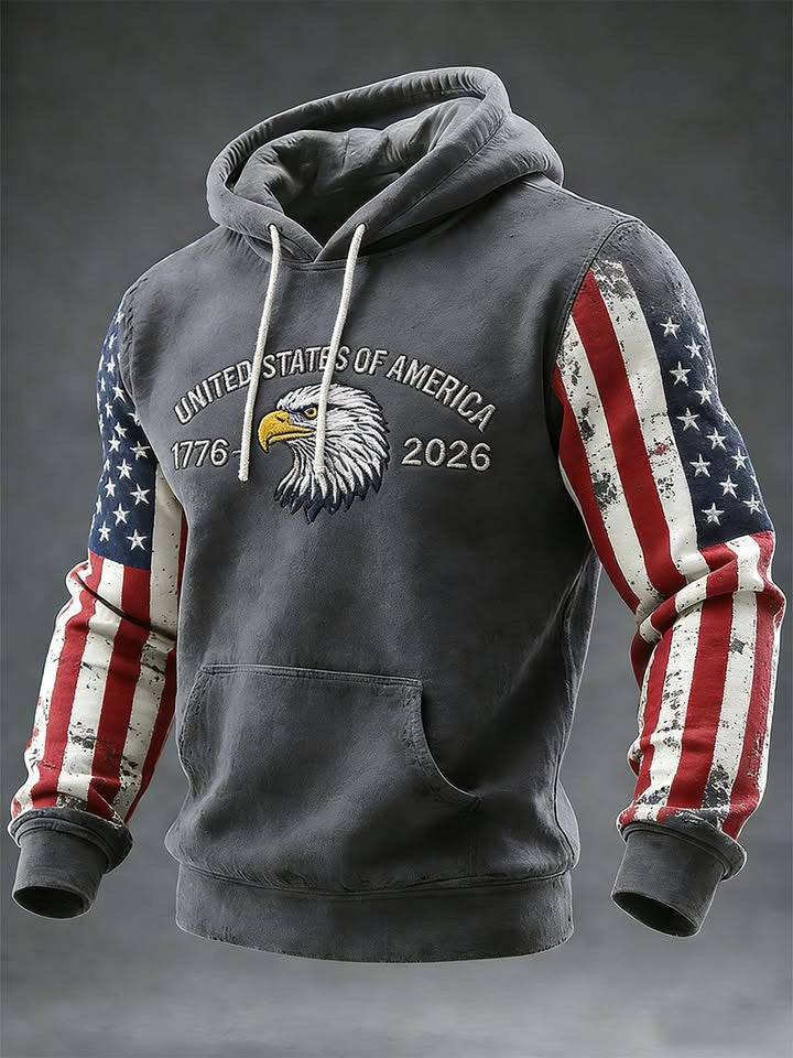 United States Of America 250th Anniversary Hoodie 1776 2026 July 4 Apparel Gifts For Patriots - Lilybirchmarket