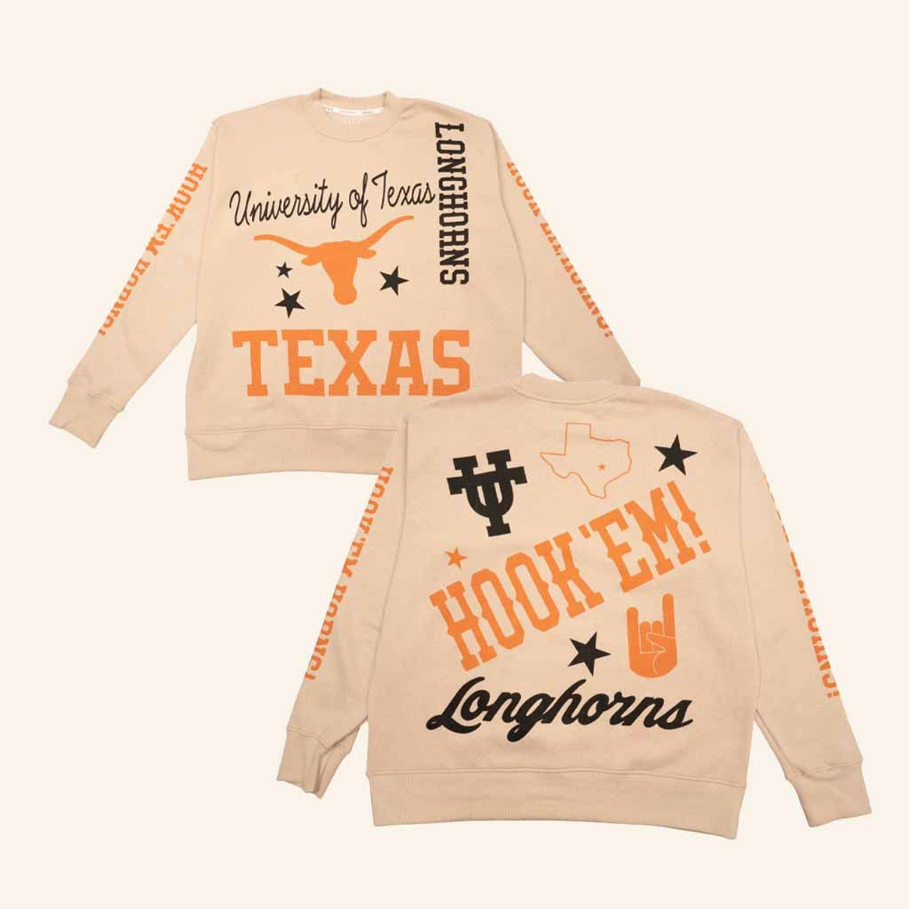 University Co Op Merch Texas Longhorns Kelsey Sweatshirt Birthday Presents For Brother - Lilybirchmarket