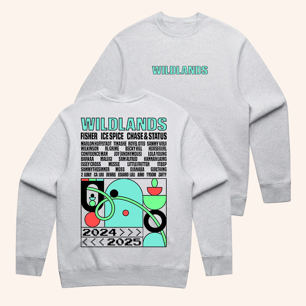 Untitled Group Merch Wildlands 24 25 Lineup Sweatshirt Gifts For Music Lovers - Lilybirchmarket