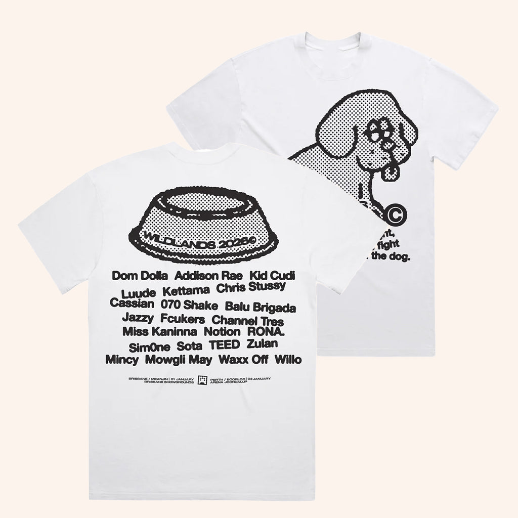 Untitled Group Merch Wildlands 26 Dog Shirt White Presents For Music Lovers - Lily Birch Market