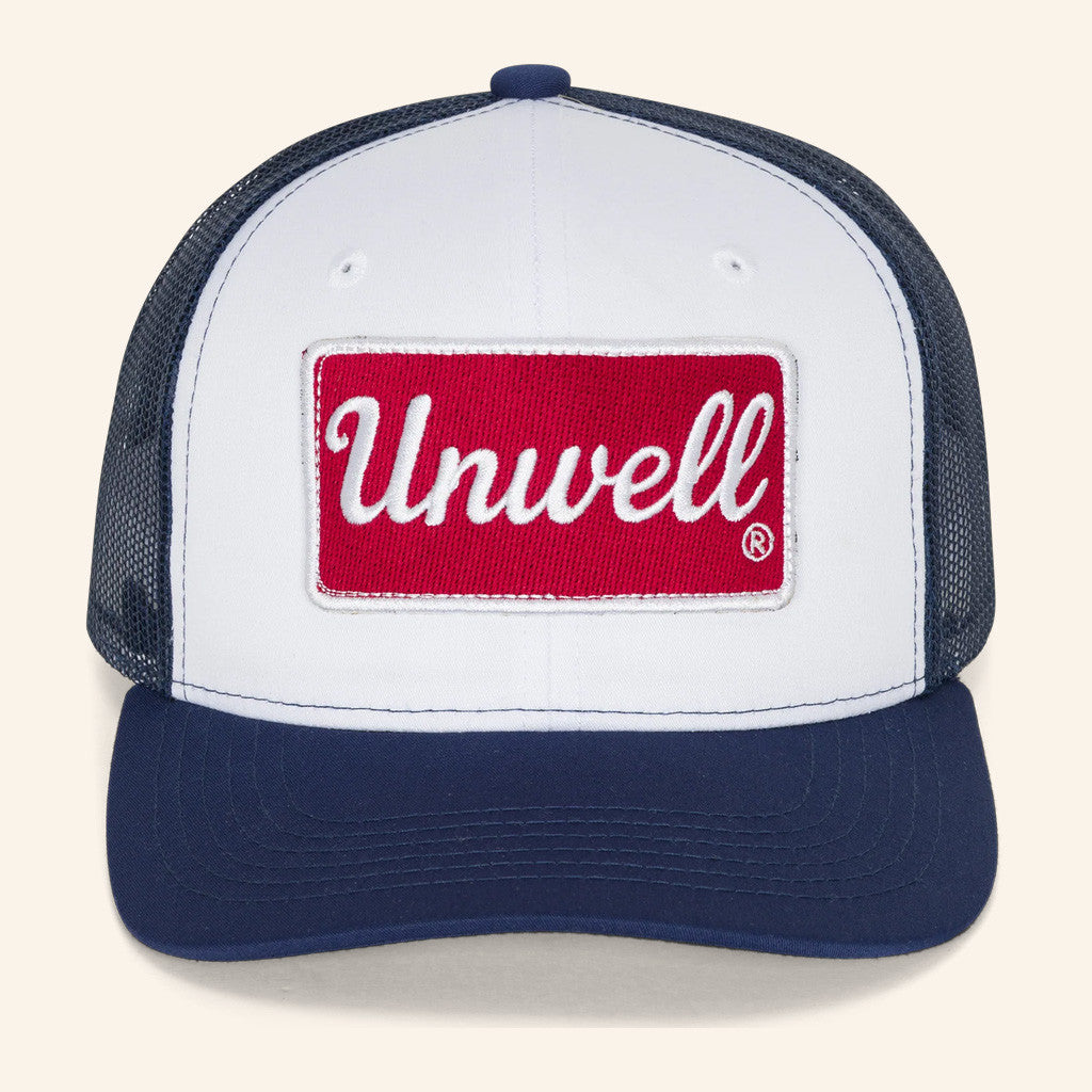 Unwell Merch Unwell Embroidered Trucker Hat Unique Gifts For Husband - Lilybirchmarket