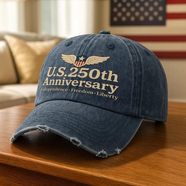 US 250th Anniversary Hat Patriotic Hat Best Gifts For Father - Lilybirchmarket
