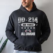 US Air Force DD214 Alumni Hoodie DD214 Alumni Merch Military Gifts For Air Force Veterans - Lilybirchmarket