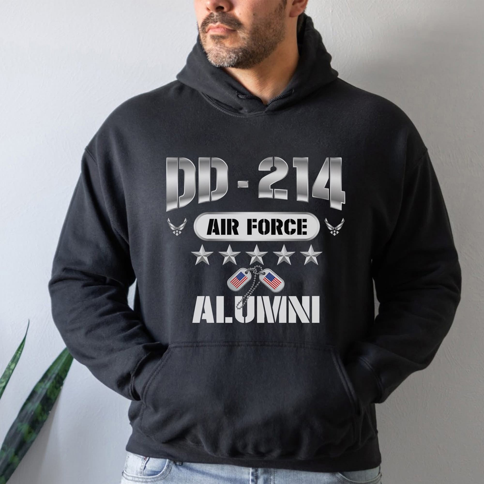 US Air Force DD214 Alumni Hoodie DD214 Alumni Merch Military Gifts For Air Force Veterans - Lilybirchmarket