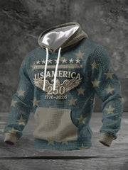 US America 250th Anniversary Hoodie 1776 2026 Fourth Of July Clothes Patriotic Gift For Dad - Lilybirchmarket