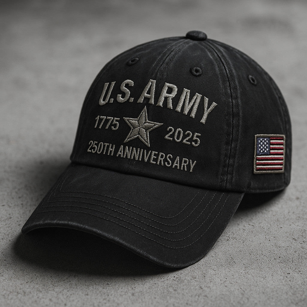 US Army 250th Anniversary 1775 2025 Hat Patriotic Hat Gifts For Army Veterans - Lilybirchmarket