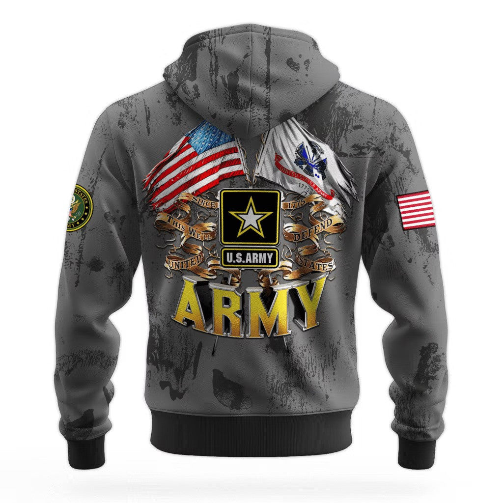 US Army This We'll Defend 250Th Anniversary Hoodie 1775 2025 Army Veteran Clothing Gifts - Lilybirchmarket