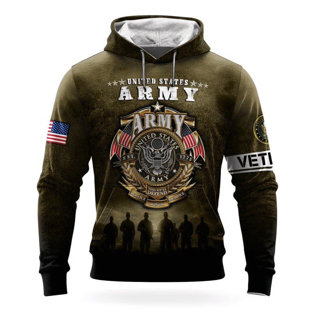 US Army This We'll Defend 250Th Anniversary Hoodie 1775 2025 Army Veteran Gifts Ideas - Lilybirchmarket